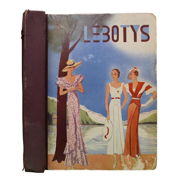Creations Lebotys. Printemps 1934 [Fabric Sample Album] For Sale