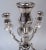 Neoclassical Mid 20th Century Hazorfim Candelabrum Traditional Neoclassical 6-Light Israeli Sterling Silver For Sale - Image 3 of 9