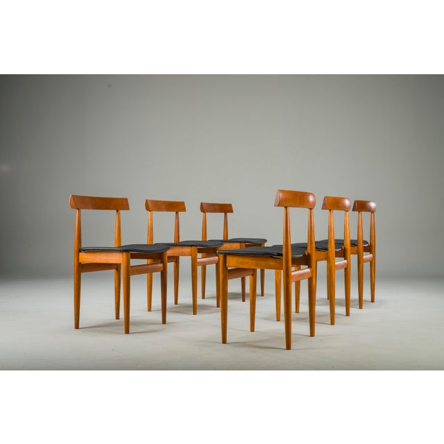 Danish Teak Extendable Dining Table and Chairs by Hans Olsen for Frem Røjle, 1960s, Set of 7 For Sale - Image 13 of 18