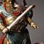 Vintage Gilt Bronze Figure of Zhenwu Emperor on Tortoise and Snake For Sale In Los Angeles - Image 6 of 10