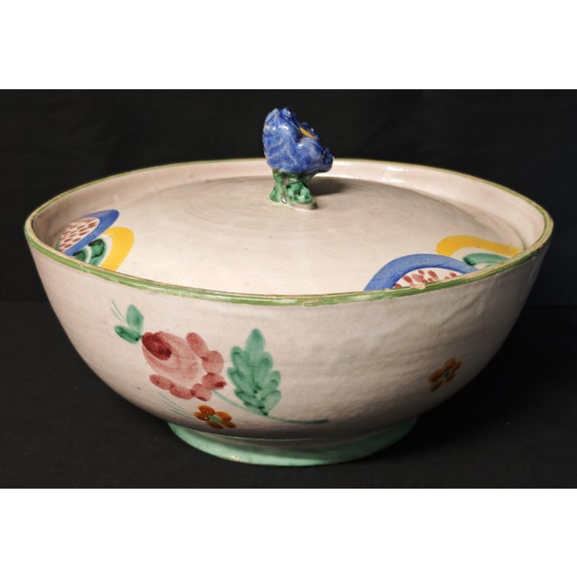 Vintage Vietri Ceramic Tureen, 1920s For Sale - Image 9 of 18