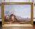 19th Century French Coastal Harbor Marine Oil Painting in Giltwood Frame For Sale In Dallas - Image 6 of 11
