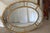 Vintage Hollywood Regency Gold Gilt Oval Mirror W / Etched Floral Bevel Glass Border, Leaf & Acorn Ornate Frame- 50" For Sale - Image 10 of 18