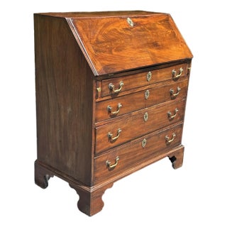 18th Century George III Slant-Front Desk For Sale