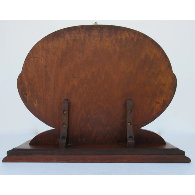 Vintage C1930's Art Deco-Inspired Neoclassical Table Top Vanity Mirror For Sale - Image 12 of 13