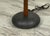 Mid-Century Modern 1960s Danish Modern Teak Lamp With Bulbous Ceramic Base For Sale - Image 3 of 6