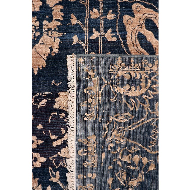 2020s Pasargad Home Transitional Blue Area Rug, 8' 0'' X 9'10'' For Sale - Image 5 of 7