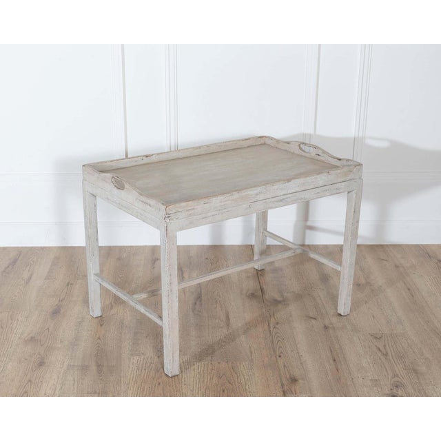Gustavian (Swedish) Swedish Painted Tray Table / Coffee Table, Circa 1920 For Sale - Image 3 of 8