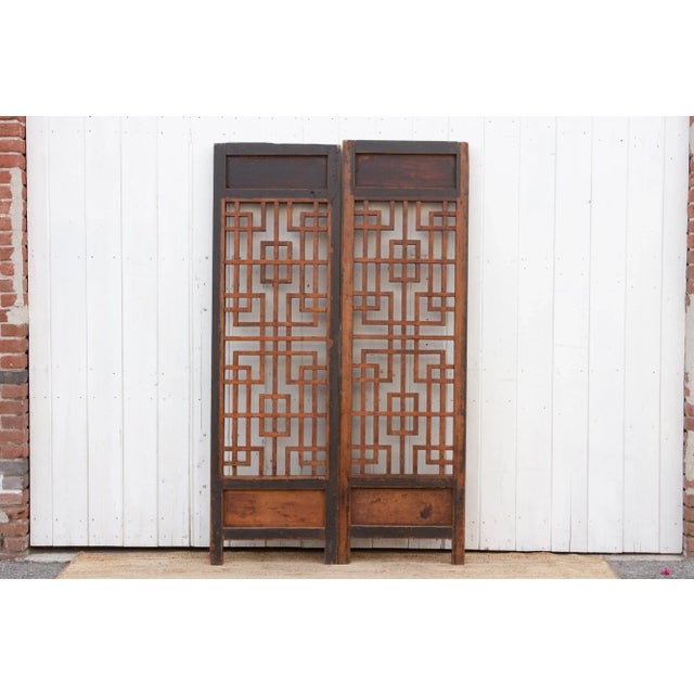 Pair of 18th Century Chinese Door Dividers For Sale In Los Angeles - Image 6 of 8