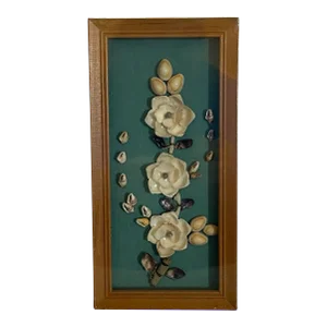 Mid 20th Century Seashell Wall Art