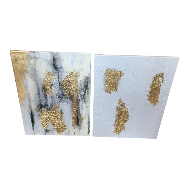 Acrylic Contemporary Abstract Paintings - A Pair For Sale