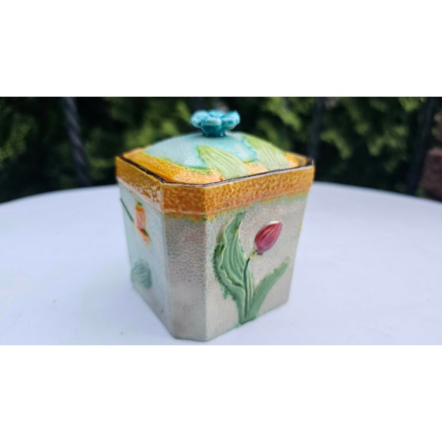 Vintage German Ceramic Sugar Bowl, 1950s For Sale - Image 3 of 10