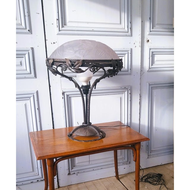 Vintage Light Fixture from Gaumont Paris, 1920s, in Very Good conditions. Designed 1920 to 1949 This piece has an...