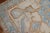 Room size vintage Turkish Rug win blue and bronze accents on an ivory field. Details rug no. 31504 size 10' x 12' 6" (305...