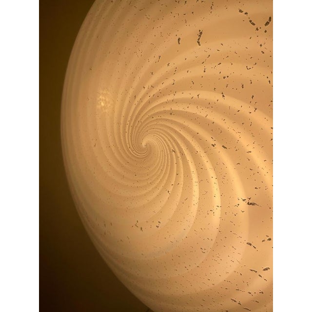 Murano Glass with Silver Dust Wall Light from Vetri, Italy, 1970s For Sale - Image 4 of 9