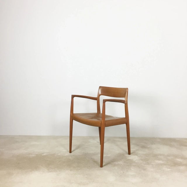 Model 77 Teak Armchair by N.O. Møller for J.L. Møllers, 1960s For Sale - Image 14 of 14