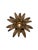 Mid-Century Modern Pair of Vintage Brass Palm Tree Candlestick Holders For Sale - Image 3 of 6