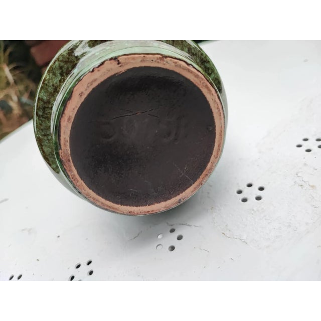 Ceramic vase, vintage from the 1950s, Germany, dimensions: height 23 cm, diameter 10.4 cm.