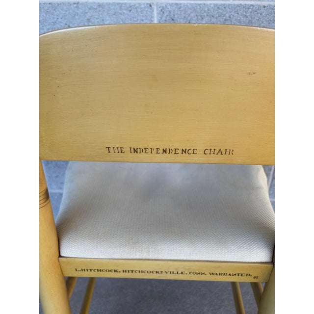 Mid 20th Century (A) Hitchcock Limited Edition Philadelphia Independence Hall Chair (188/400) For Sale - Image 5 of 7