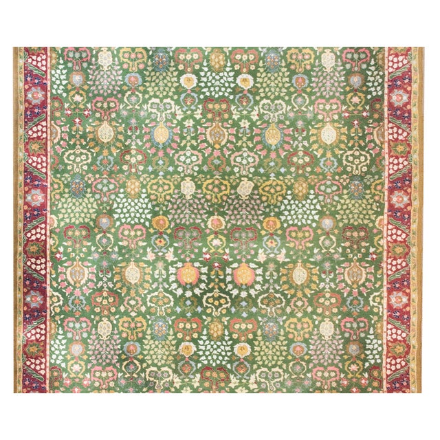 Rare Early 20th Century German Tetex Tabriz Rug For Sale In Chicago - Image 6 of 16