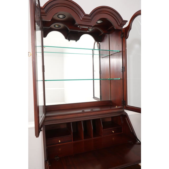 Thomasville Thomasville Mahogany Double Dome Top Secretary Desk For Sale - Image 4 of 18