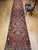 Antique Caucasian Karabagh Runner, Hand-Knotted Wool, Red & Navy, 4' x 17' For Sale In Chicago - Image 6 of 13