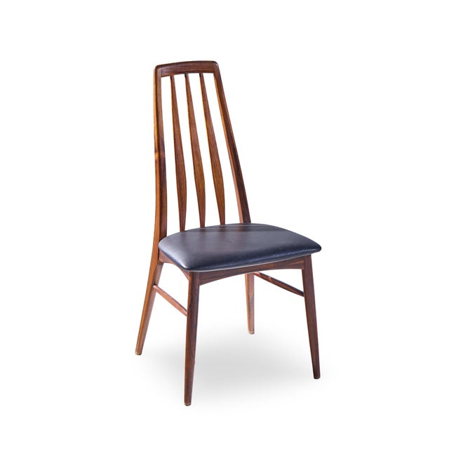 Niels Koefoed Eva Mid Century Danish Rosewood Dining Chairs - Set of 6 For Sale - Image 16 of 17
