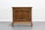 Mid Century walnut Burlwood Nightstand With Travertine Top This three drawers nightstand is solid built with dovetail...