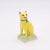 19th Century Unusual Yellow Glazed Cat, Gallé Style, 19th Century England For Sale - Image 5 of 7