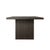 Worlds Away Matthew Izzo Home Patterson Espresso Oak Minimalist Plank Dining Table With Fluted Detail For Sale - Image 4 of 5