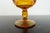 Glass Vintage Indiana Glass Amber King’s Crown Thumbprint Wine Goblets - Set of 7 For Sale - Image 7 of 13