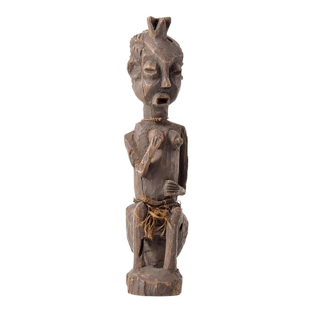 Early 20th Century Igala Wood Figure Nigeria For Sale