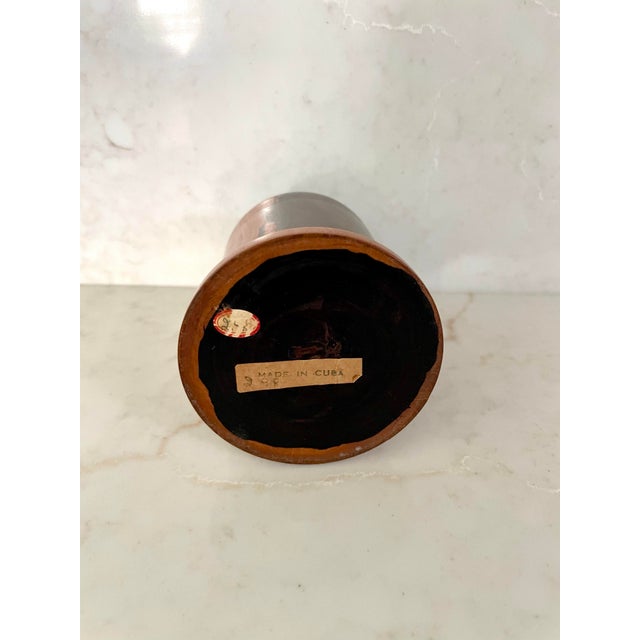 1940s A Lignum Vitae Treen Container From Cuba For Sale - Image 5 of 8