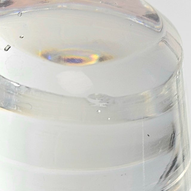 Glass Vintage Atlantis Crystal Cut Glass Decanter With Stopper, Portugal, Late 20th Century For Sale - Image 7 of 11