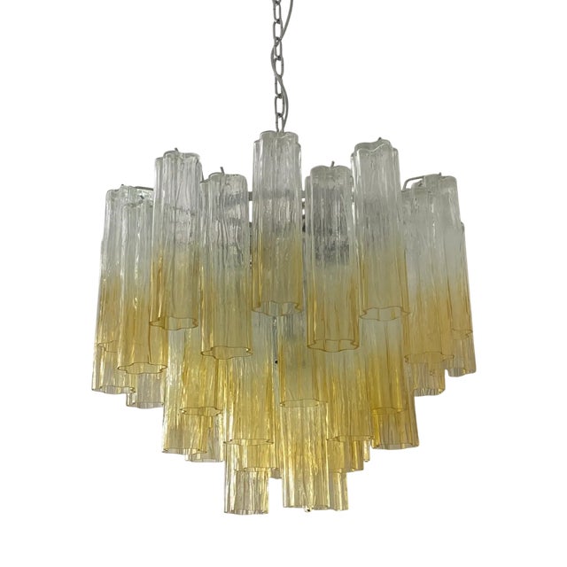 Sputnik Tronchi Vanished Amber Chandelier by Simoeng For Sale