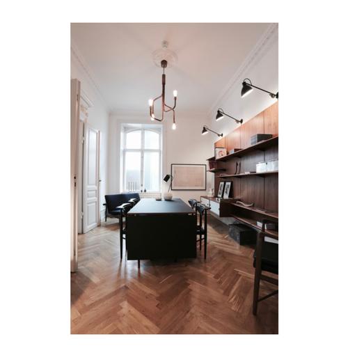 Black Large Black Oxide Steel Strapatz Ceiling Lamp by Sabina Grubbeson for Konsthantverk For Sale - Image 8 of 12