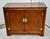 Thomasville Cherry Wood Server Vintage Asian Influenced Flip Top Brass For Sale In Philadelphia - Image 6 of 13
