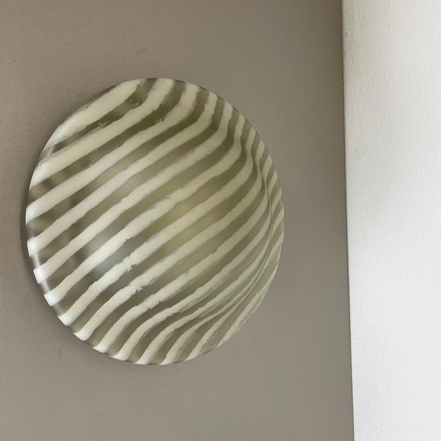 Article: wall ceiling light "zebra". Producer: peill & putzler, germany. Origin: germany. Age: 1980s : original 80s....