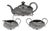 19th Century Antique Indian Kutch Silver Tea Service, Set of 3 For Sale
