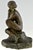 1920s Maxime Real Del Sarte, Art Deco Sculpture, Seated Nude with Flowers, France, 1920s, Bronze For Sale - Image 5 of 12