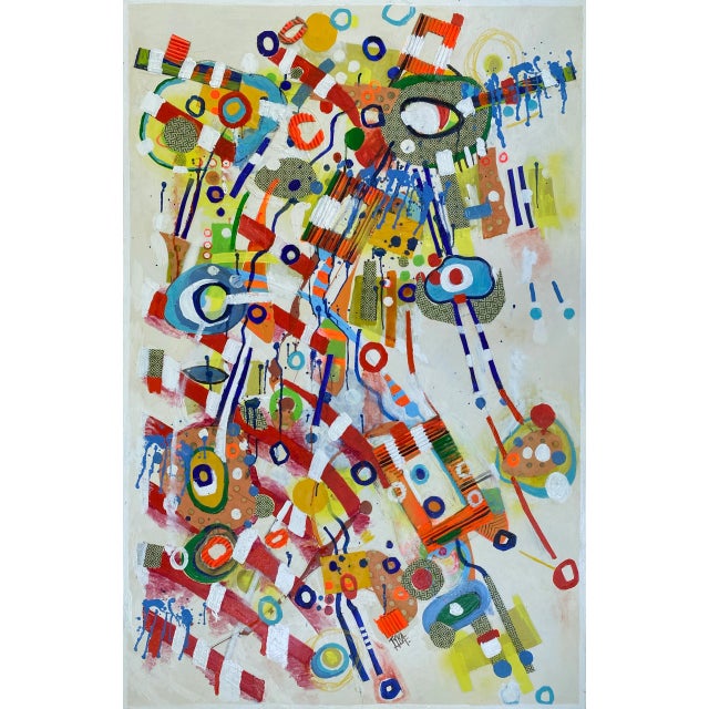 "Happy Me Again" Tyka Contemporary Oil Painting For Sale