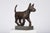 Dominik Albinski, Polish Modernist PUPPY DOG Bronze Expressionist Art Sculpture For Sale