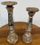 Neoclassical Revival Mirrored Column Candleholders, Pair For Sale - Image 4 of 12
