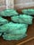 1990s Italian Vietri Foglia Fresca Majolica Leaf Bread or Side Plates-Set of 8 For Sale - Image 5 of 12