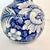 Mediterranean Vintage Italian Ceramic Hand-Painted Blue and White Decorative Decanter. For Sale - Image 3 of 7