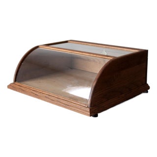 Vintage European Glass Display Case For Sale