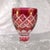 Traditional 1950s Set of Four Unmarked Pink Cut to Clear Stemware Glasses For Sale - Image 3 of 6