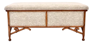 Arts and Crafts Upholstered Bentwood Bench or Trunk