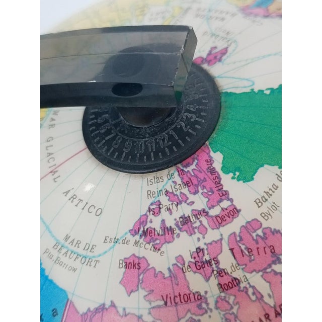 Illuminated Terrestrial Globe from Nova Rico, Florence, Italy, 1969 For Sale - Image 9 of 16