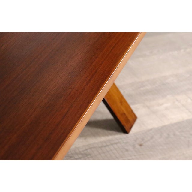 TL58 Dining Table in Walnut by Marco Zanuso for Poggi, Italy, 1960s For Sale - Image 6 of 14